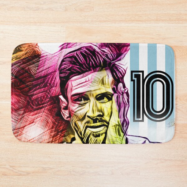 Item preview, Explosive Lionel Messi Argentina Metal print designed and sold by tauqeer007.