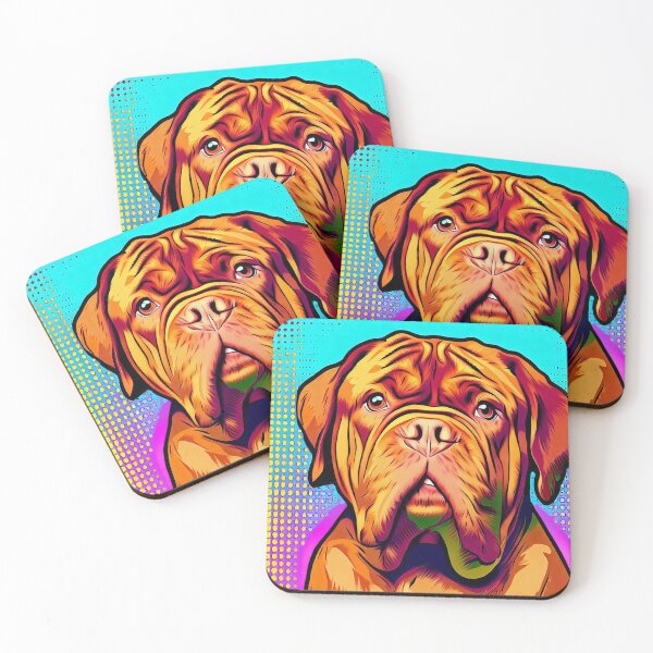 Item preview, Dogue de Bordeaux Pop Art designed and sold by FunnehGacha.