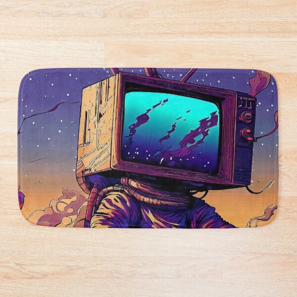 Item preview, Surreal tv head astronaut designed and sold by TomFrontierArt.