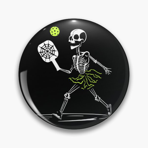 Item preview, Spooky Pickleball Halloween Skeleton Women designed and sold by Designer-Girl.