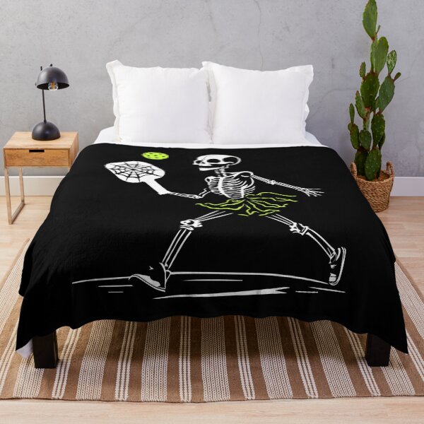 Item preview, Spooky Pickleball Halloween Skeleton Women designed and sold by Designer-Girl.