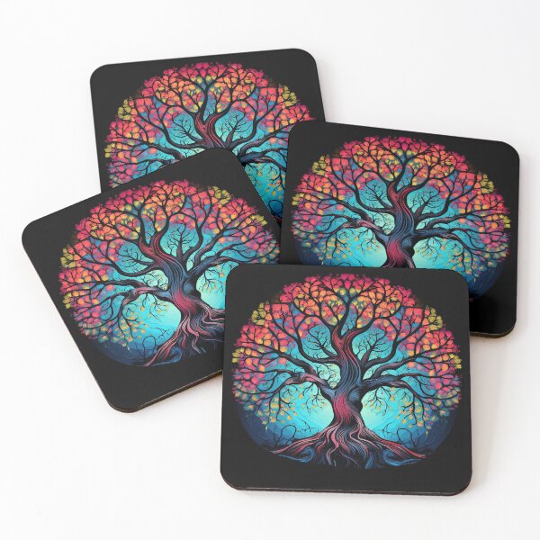 Item preview, Psychedelic Blue Tree Reverie: Whimsical Azure Dreams designed and sold by PsyCloth.