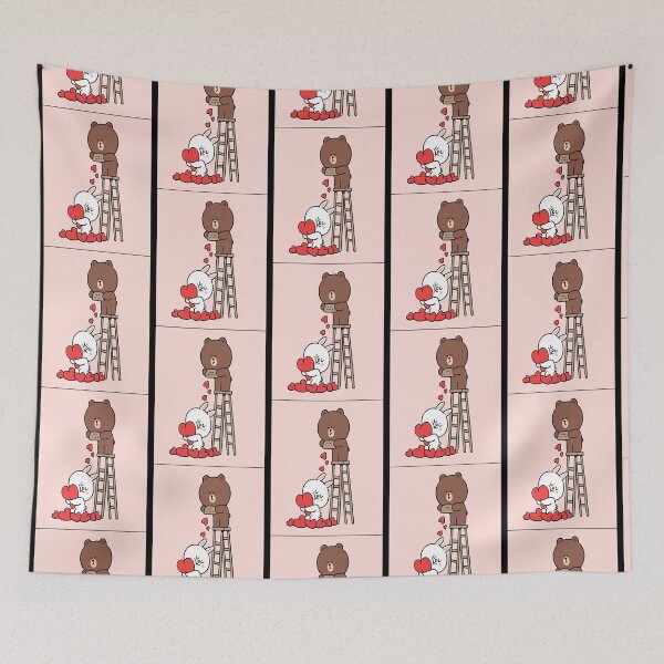 Item preview, Adorable cony and brown bear valentine love designed and sold by rayan-beaoins.