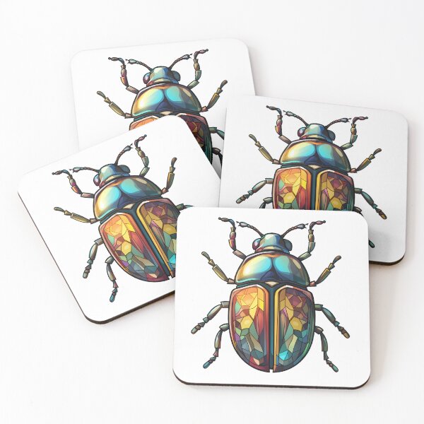 Item preview, Beetle - Geometric patterns designed and sold by Vansky-Art.