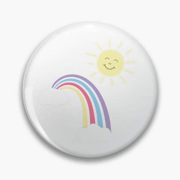 Item preview, Illustration of a rainbow and sun designed and sold by Sneshkica.