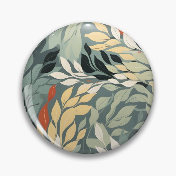 Item preview, Amber Green White and Yellow Autumn Leaves—autumn pattern, autumn design, fall design, wallpaper, seamless, fashion illustration designed and sold by ignasirus.
