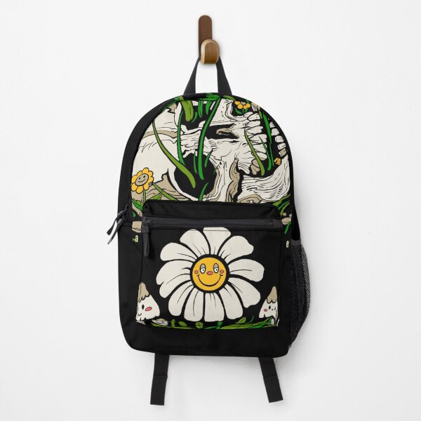 Item preview, skull blooming flowers designed and sold by Treesoon.