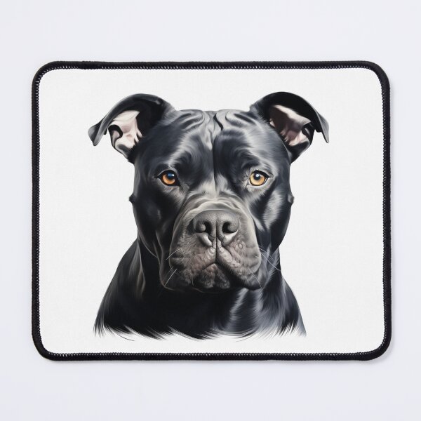 Item preview, Graceful Guardian: Majestic Black Pitbull Designs designed and sold by Momo7Designs.