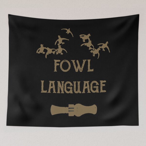 Item preview, Fowl Language By Funny As Duck 	 	 designed and sold by ueukqucax7.