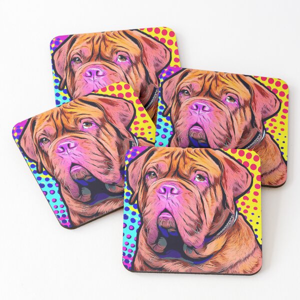 Item preview, Dogue de Bordeaux/French Mastiff Pop Art designed and sold by FunnehGacha.