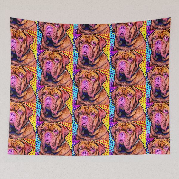 Item preview, Dogue de Bordeaux/French Mastiff Pop Art designed and sold by FunnehGacha.