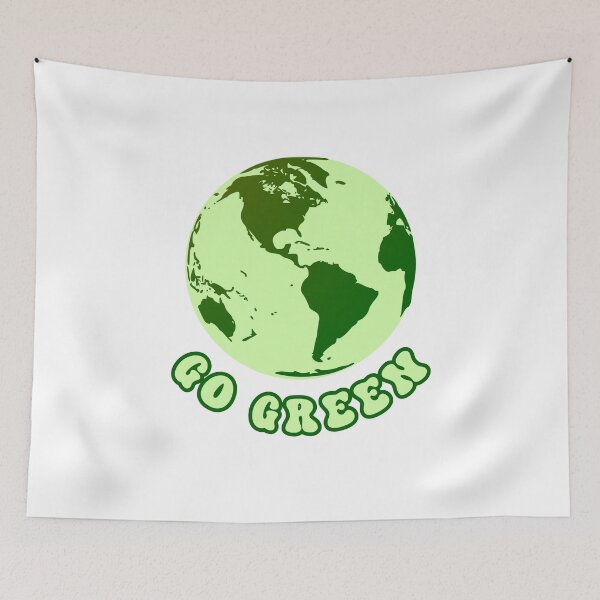 Item preview, Go Green with green planet earth designed and sold by npizzino.