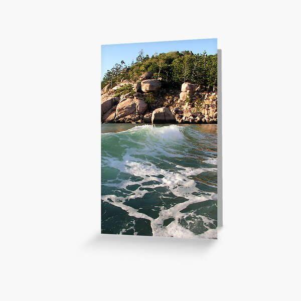 Liquid Hills Greeting Card