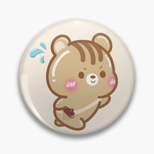Item preview, Cute Kawaii Chipmunk Sorry I'm Late designed and sold by cutecozynook.