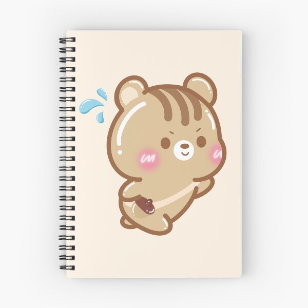 Item preview, Cute Kawaii Chipmunk Sorry I'm Late designed and sold by cutecozynook.