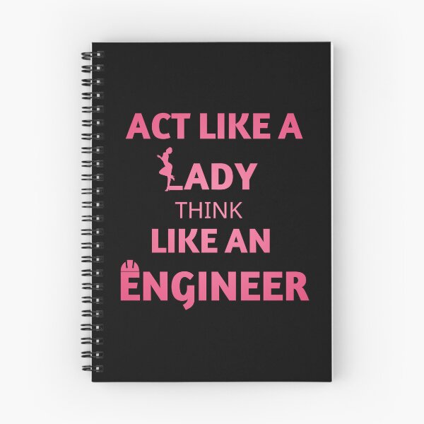 Item preview, Act like a lady think like an engineer  designed and sold by fattim3.