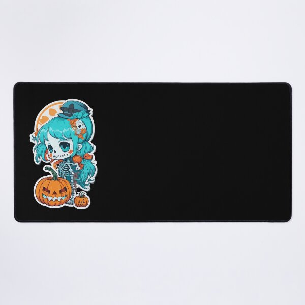 Item preview, Halloween Skeleton Kawaii Girl designed and sold by CatCoconut-Art.