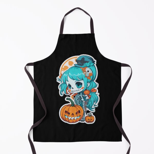 Item preview, Halloween Skeleton Kawaii Girl  designed and sold by CatCoconut-Art.