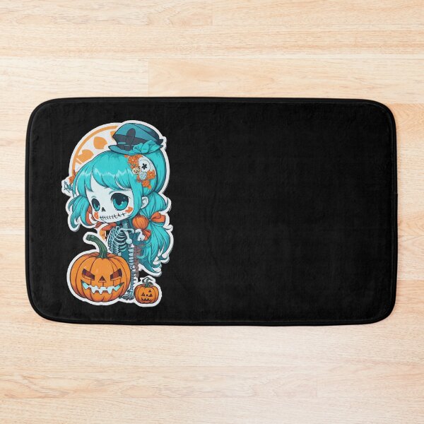 Item preview, Halloween Skeleton Kawaii Girl  designed and sold by CatCoconut-Art.