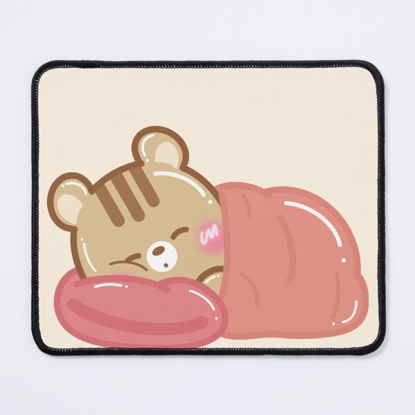 Item preview, Cute Kawaii Chipmunk Sleep Deprived designed and sold by cutecozynook.