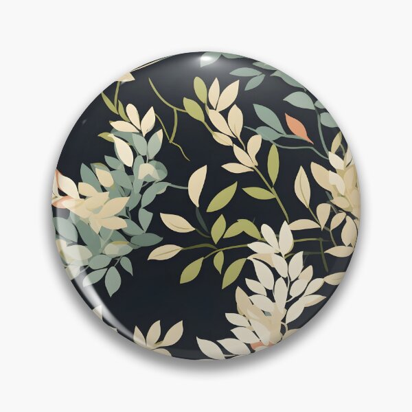 Item preview, Low density, flatter, and muted colors Fall Leaves—autumn pattern, fall design, autumn fashion, wallpaper, seamless, leaves illustration with black background designed and sold by ignasirus.