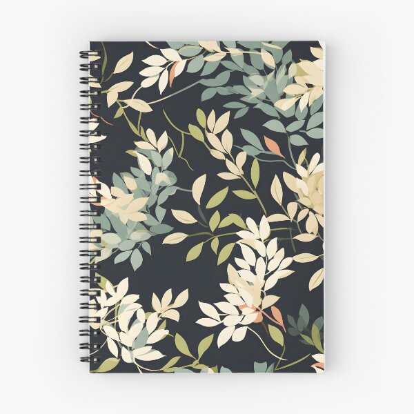 Item preview, Low density, flatter, and muted colors Fall Leaves—autumn pattern, fall design, autumn fashion, wallpaper, seamless, leaves illustration with black background designed and sold by ignasirus.
