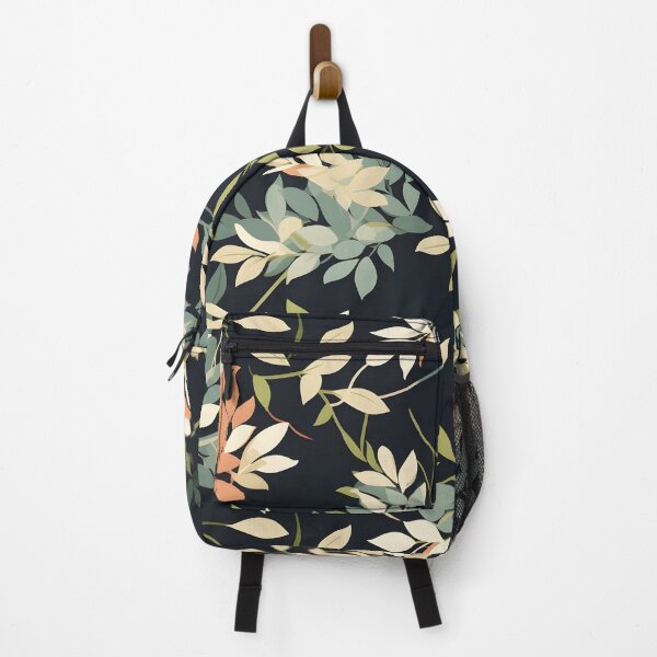 Item preview, Low density, flatter, and muted colors Fall Leaves—autumn pattern, fall design, autumn fashion, wallpaper, seamless, leaves illustration with black background designed and sold by ignasirus.