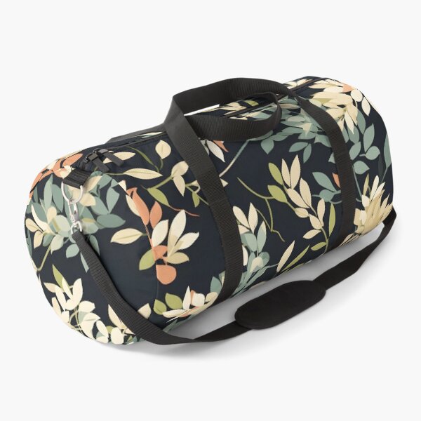 Item preview, Low density, flatter, and muted colors Fall Leaves—autumn pattern, fall design, autumn fashion, wallpaper, seamless, leaves illustration with black background designed and sold by ignasirus.