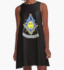 Past master compass A-Line Dress