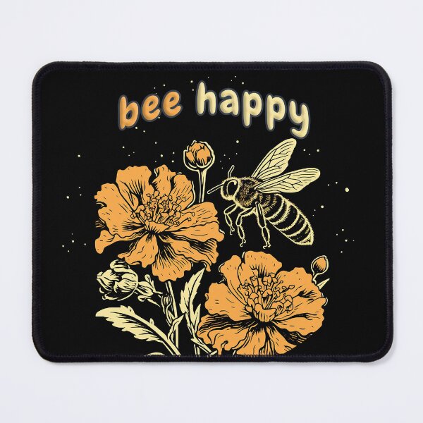 Item preview, Bee Happy / Be Happy / Pollinators designed and sold by Bug & Brush.