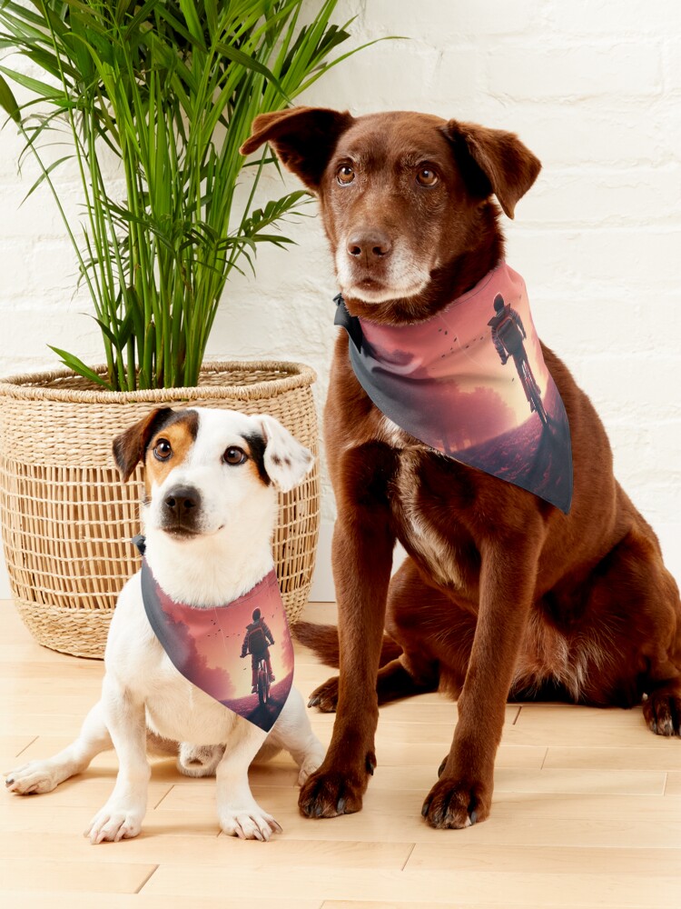 Thumbnail 5 of 6, Pet Bandana, STRANGER THINGS POSTER designed and sold by OurBarcode.