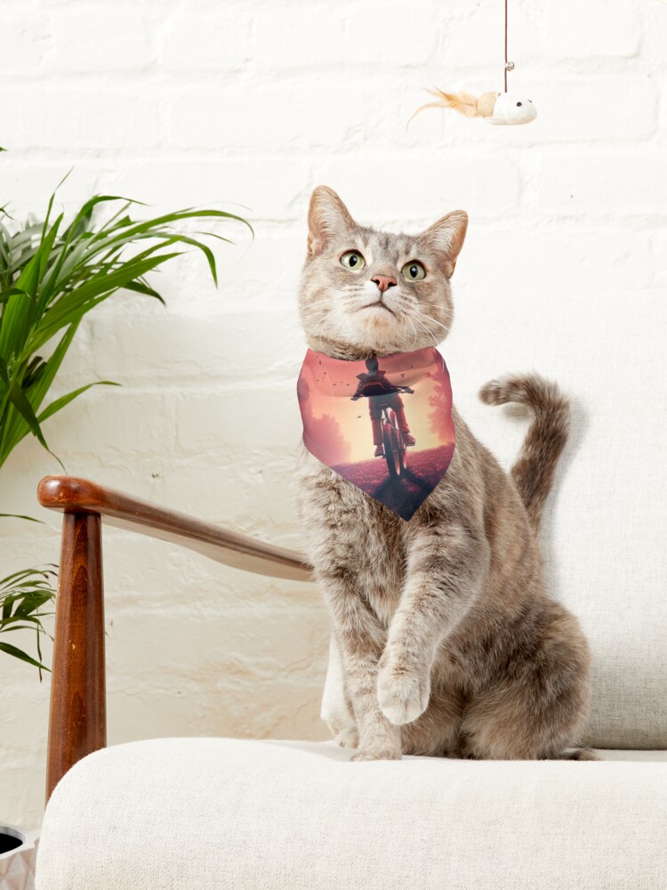 Thumbnail 3 of 6, Pet Bandana, STRANGER THINGS POSTER designed and sold by OurBarcode.