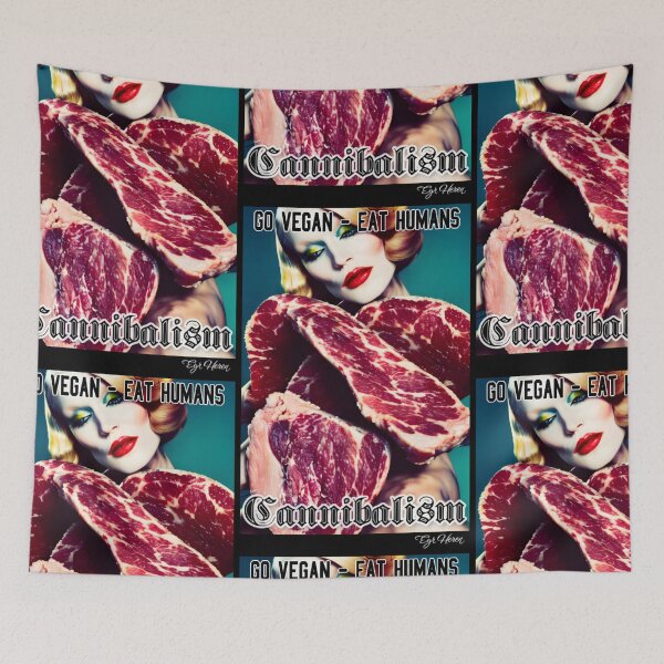 Item preview, GO VEGAN - Cannibalism 5 designed and sold by EyrHeren.