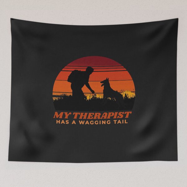 Item preview, My Therapist Has Wagging Tail Malinois Gift  designed and sold by Guarddogdrive.