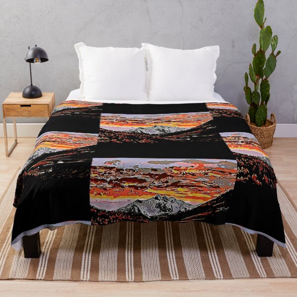 Item preview, Sunset over the mountains designed and sold by FlowerandDesing.