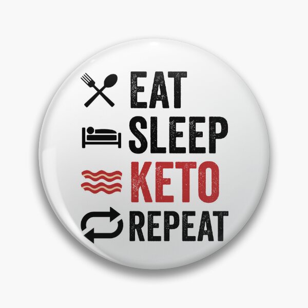 Item preview, Eat Sleep Keto Repeat designed and sold by JosAwestuff.