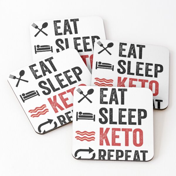 Item preview, Eat Sleep Keto Repeat designed and sold by JosAwestuff.