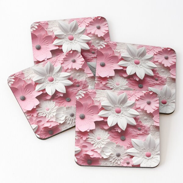 Item preview, Pink and white floral designed and sold by frshdesignz.