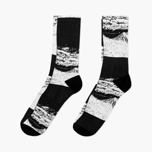 Item preview, Sketch of mountains against the sky designed and sold by FlowerandDesing.
