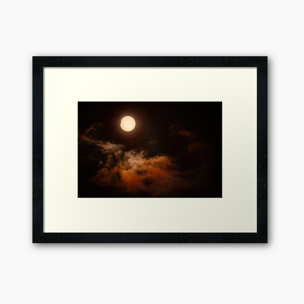 Solar Eclipse 2015 - Last Bite Framed Art Print