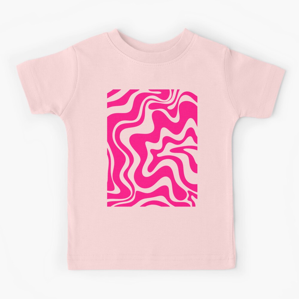 Stay Groovy Retro Chill Abstract Pattern with Typography in Pink   Essential T-Shirt for Sale by kierkegaard