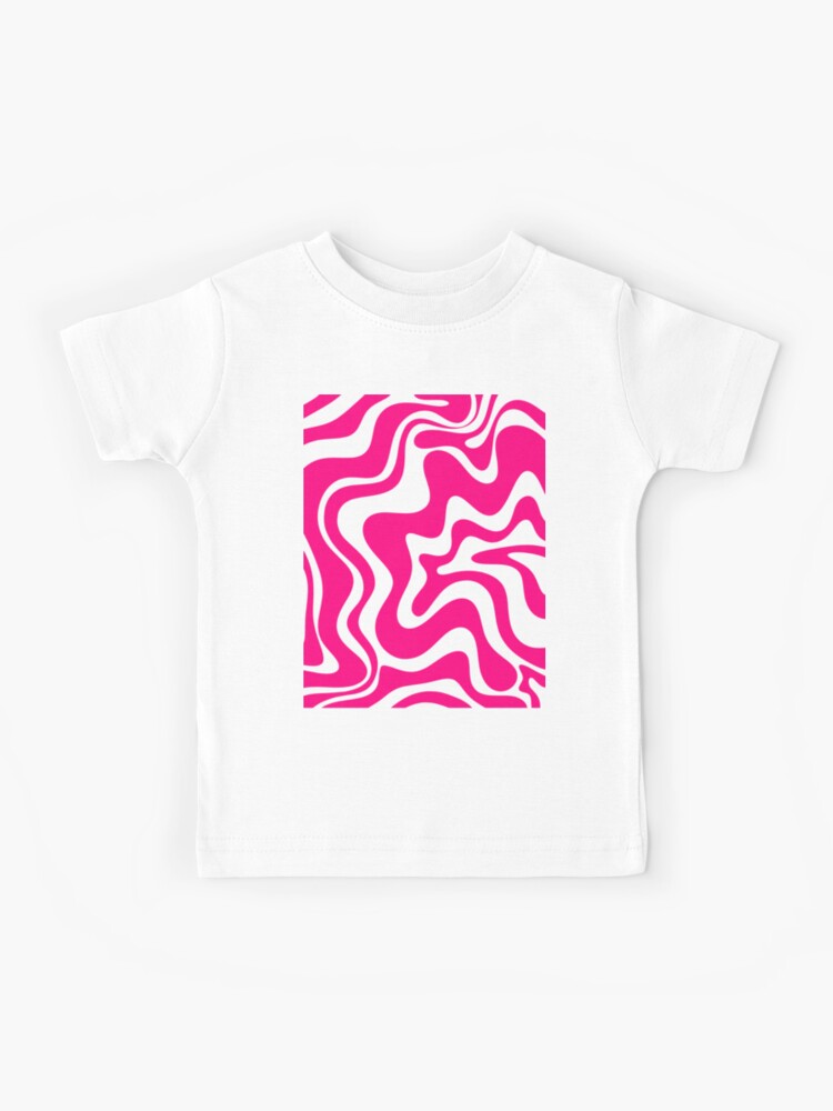 Stay Groovy Retro Chill Abstract Pattern with Typography in Pink   Essential T-Shirt for Sale by kierkegaard