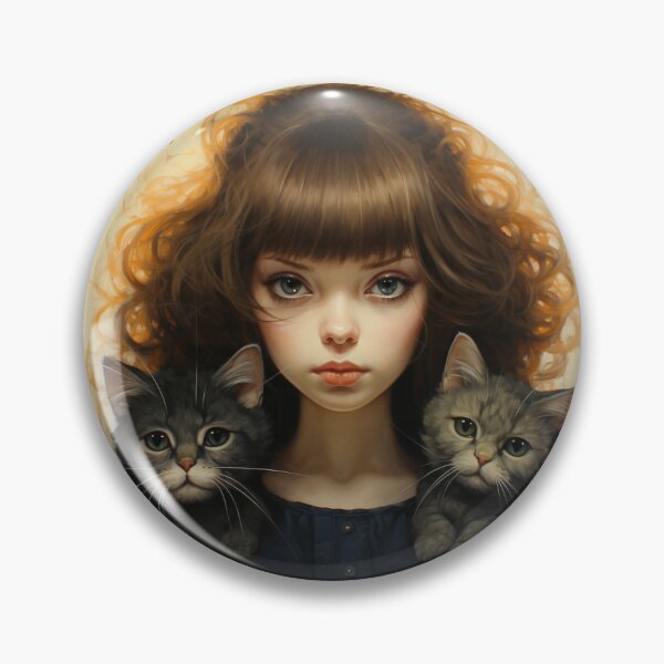 Item preview, Girl and 2 Cats EP.1 designed and sold by HELLOBABA.