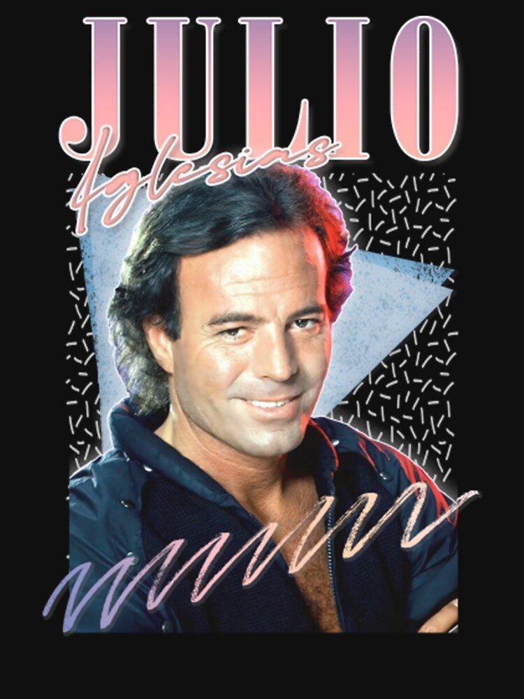 Day Gift for Special Julio Iglesias Retro Wave Essential T-Shirt for Sale  by Misskaileequigl