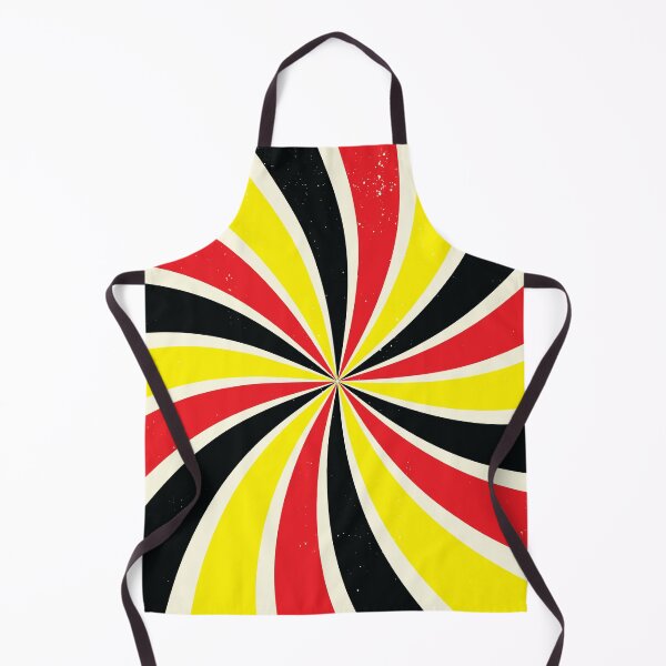 Item preview, Textured Retro Sunburst | Black, Red, Yellow designed and sold by rsty11.