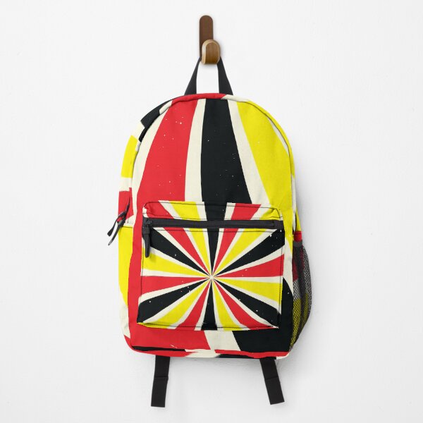 Item preview, Textured Retro Sunburst | Black, Red, Yellow designed and sold by rsty11.