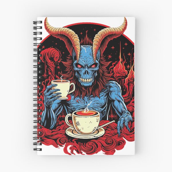 Item preview, Baphomet Drinking Coffee designed and sold by tatadonets.