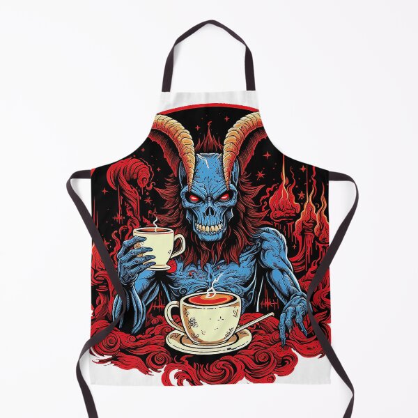Item preview, Baphomet Drinking Coffee designed and sold by tatadonets.