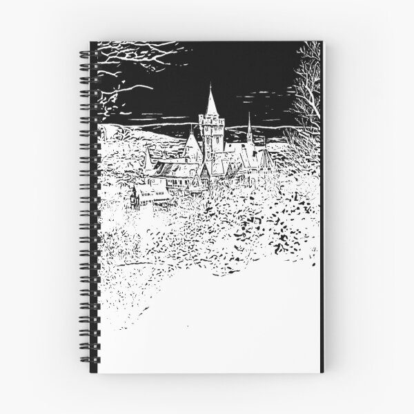 Item preview, Colorful sketched church designed and sold by FlowerandDesing.