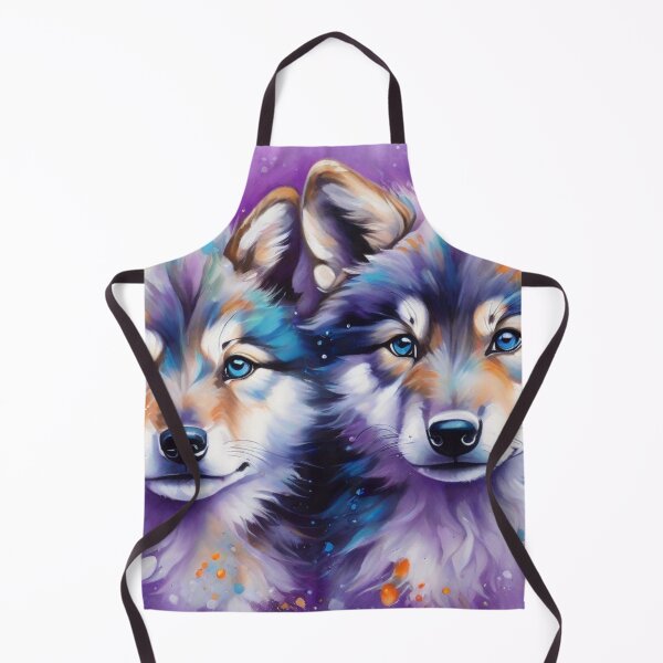 Item preview, Wolf Friends: Wolf Puppy Portrait designed and sold by Wolfheartart.